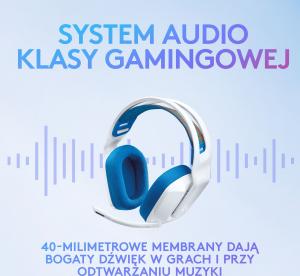 Słuchawki Logitech G335 Białe (981-001018) 10