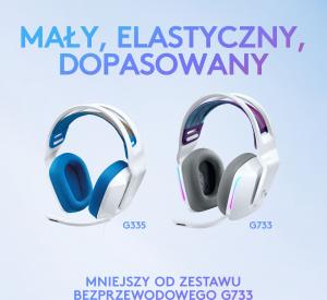 Słuchawki Logitech G335 Białe (981-001018) 11