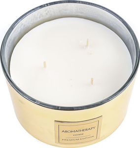 Pepco Świeca "silver & gold " z przykrywką Złoty 2