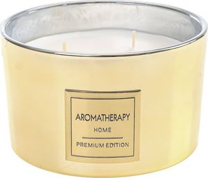 Pepco Świeca "silver & gold " z przykrywką Złoty 3