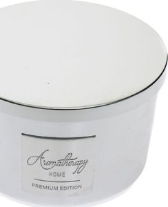 Pepco Świeca z przykrywką, 13.5x13.5x8 cm Srebrny 2