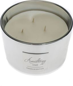 Pepco Świeca z przykrywką, 13.5x13.5x8 cm Srebrny 3