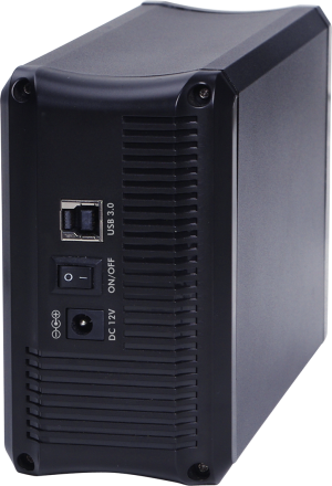 Kieszeń LogiLink 2 dyski HDD 3.5", SATA3 Czarna (UA0154A) 2