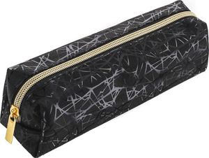 Piórnik Pepco Czarny, prostokątny piórnik, imitacja skóry Czarny 2