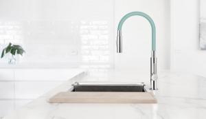 Bateria kuchenna Ferro Zumba Slim 2F stojąca miętowy (BZA43M) 3