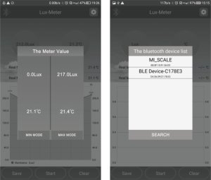 Benetech Luksomierz Benetech GM1030 Bluetooth Android 10