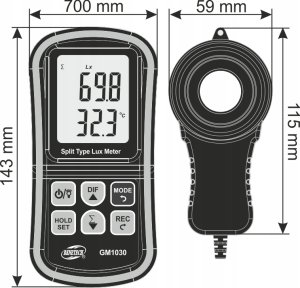 Benetech Luksomierz Benetech GM1030 Bluetooth Android 5