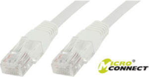 MicroConnect Kabel CAT 6 U/UTP 1m PVC Biały (B-UTP601W) 1