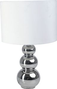 Lampa stołowa Pepco Lampa ceramiczna Srebrny 1