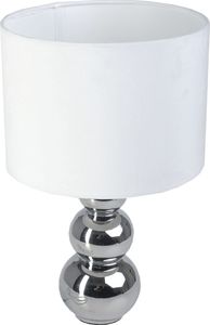 Lampa stołowa Pepco Lampa ceramiczna Srebrny 2