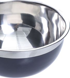 Pepco Miska stalowa, 24cm Czarny 2