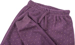 Pepco Polarowe spodnie dziewczęce 3/4 Bordowy 3