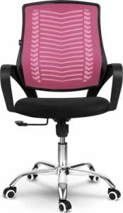 Krzesło biurowe Sofotel Denar Różowe 3