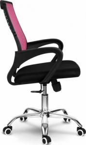 Krzesło biurowe Sofotel Denar Różowe 4