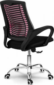 Krzesło biurowe Sofotel Denar Różowe 5