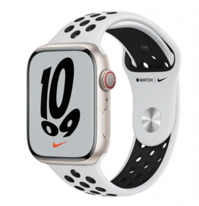 Smartwatch Apple Watch Series Nike 7 GPS 41mm + Cellular Biały  (MKJ33WB/A) 1
