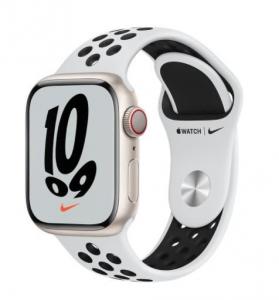 Smartwatch Apple Watch Series Nike 7 GPS 45mm + Cellular Biały  (MKL43WB/A) 1