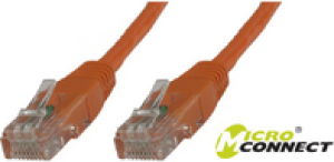 MicroConnect Kabel CAT 6 U/UTP 15m PVC Pomarańczowy (B-UTP615O) 1