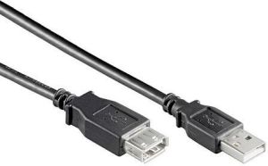 Kabel USB Eigenbrand USB-A - USB-A 1.8 m Czarny (93599) 1