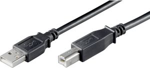 Kabel USB Eigenbrand USB-A - USB-B 3 m Czarny (68901) 1