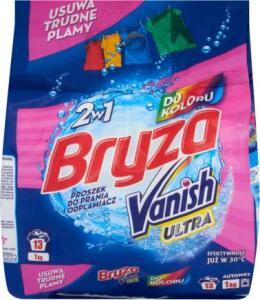 Bryza Proszek do prania i odplamiacz do koloru Vanish Ultra 2w1 1kg (415176) 1