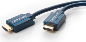 Kabel Clicktronic HDMI - HDMI 0.5m niebieski (70300) 1