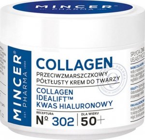 Mincer Pharma Collagen 50+ Krem półtłusty przeciwzmarszczkowy nr 302 50ml 1