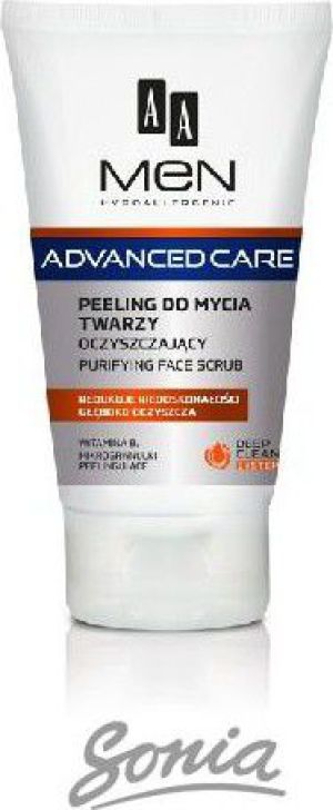 AA Men Adventure Care Peeling do mycia twarzy 150ml 1