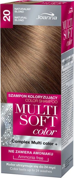 Joanna MULTI SOFT COLOR Szampon 20 Naturalny blond 1