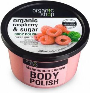 Organic Shop Peeling do ciała Malinowy Krem 250 ml 2