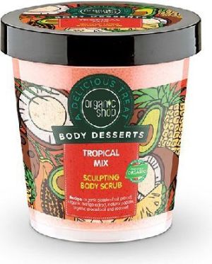 Organic Shop Body Desserts Peeling do ciała Rzeźbiący Tropical Mix 450 ml 1