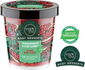 Organic Shop Body Desserts Peeling do ciała Cukrowy Pomegranate Sugar Sorbet 450 ml 1