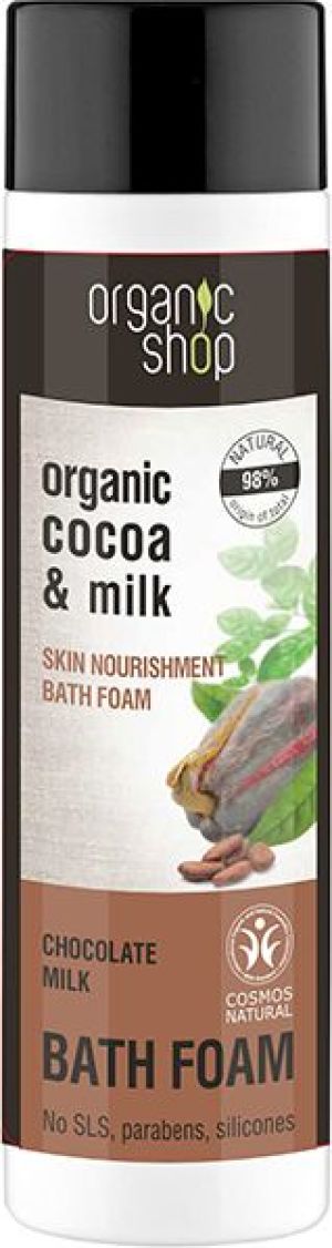 Organic Shop Płyn do kąpieli Odżywczy Mleczna czekolada BDIH 500ml 1