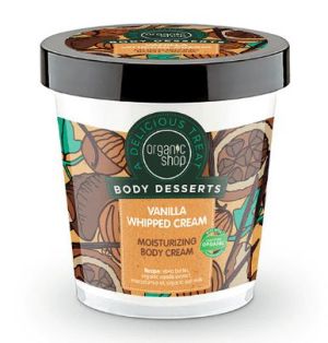 Organic Shop Body Desserts Krem do ciała Nawilżający Vanilia Whipped Cream 450 ml 1