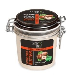 Organic Shop SLIM Masło do ciała Ujędrniające Śródziemnomorski orzech 350 ml 1