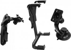 Uchwyt Vakoss do tabletu samochodowy na zagłówek/szybę czarny (ST-2968) 2