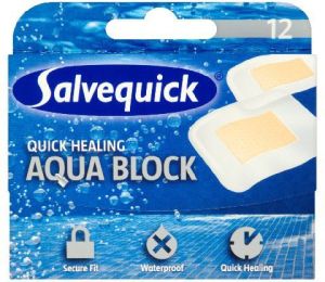 Salvequick  Plastry Aqua Block szybkogojące 1 op.-12szt 1