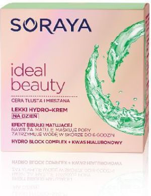 Soraya Ideal Beauty Lekki Hydro-krem matujący na dzień do cery tłustej i mieszanej 50ml 1