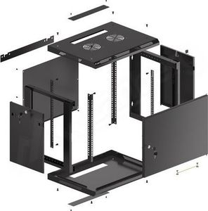 Szafa Lanberg Wisząca 19" 9U (WF01-6409-00B) 15