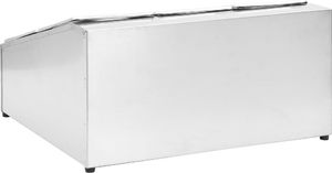 vidaXL Ekspozytor z 6 pojemnikami GN 1/6, stal nierdzewna 5