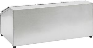 vidaXL Ekspozytor z 3 pojemnikami GN 1/6, stal nierdzewna 5