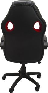 Fotel Topeshop ENZO czerwono-czarny 3