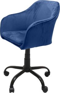 Krzesło biurowe Topeshop Marlin Granatowe 1