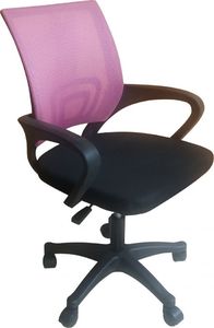 Krzesło biurowe Topeshop Moris Różowy 1