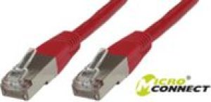 MicroConnect Patchcord STP, CAT6, LSZH, 10m, czerwony (STP610R) 1