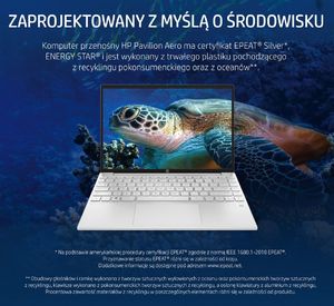 Laptop HP Lekki HP Pavilion 13 Aero Ryzen 5 5600U 16/512 SSD Win10 12