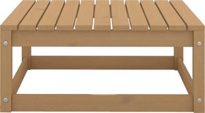 vidaXL Stołek ogrodowy, 70x70x30 cm, miodowy brąz, lite drewno sosnowe 2