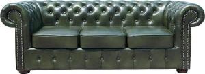 Chesterfield Sofa Chesterfield Original Classic skóra naturalna 3 os. 1
