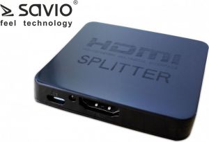 Savio Spitter 2x HDMI 4K, wzmacniacz (SAVIO CL-93) 1