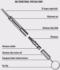 Special Replicas MINI NOŻYK TAKTYCZNY SURVIVAL MULTITOOL 5W1 JA-51 11